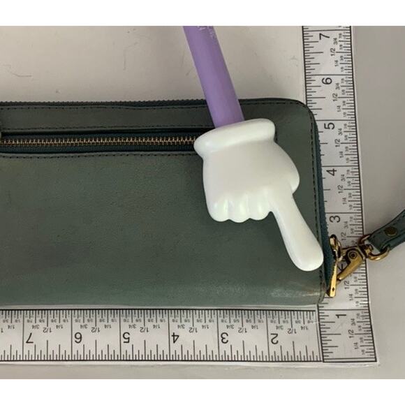 Fossil Emma Large Zip Clutch Steel Blue Wristlet Leather Wallet RFID New READ - Picture 13 of 14